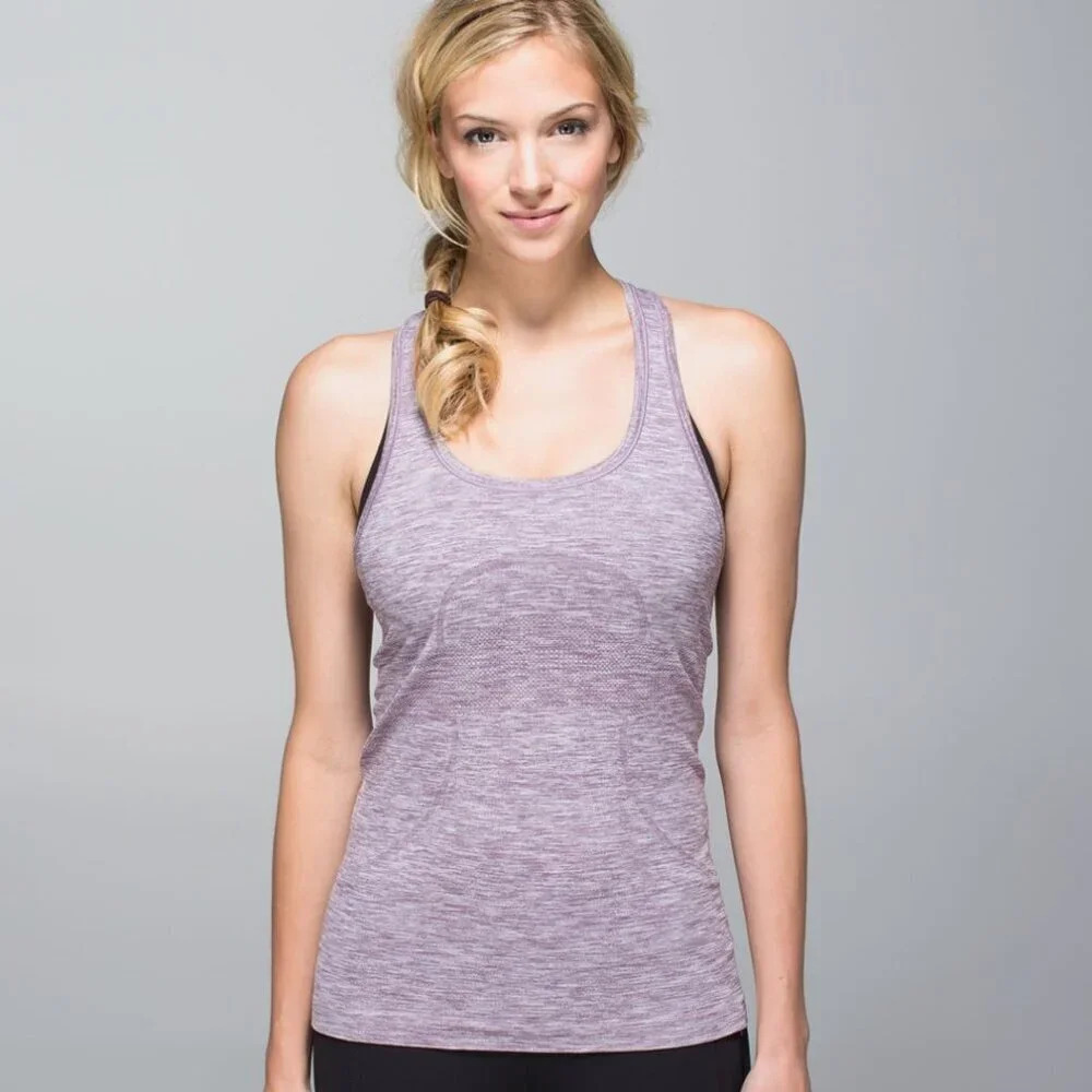 LULULEMON Purple Swiftly Tech Racerback Tank Top Size 4